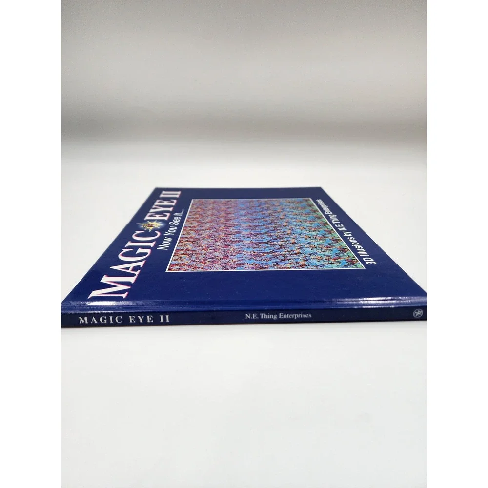 Magic Eye II Now You See It 3D Illusions NE Thing Enterprises Hardcover 1994